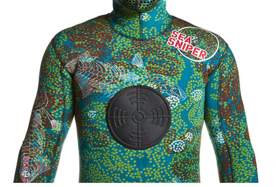 Sea Sniper 5mm Green Camo Wetsuit - ALL SALES ARE FINAL NO RETURNS EXCEPTED