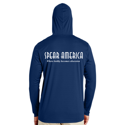 Spear America UV tech long sleeve Hooded shirt