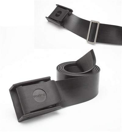 Riffe Rubber Weight Belt - Safety Buckle